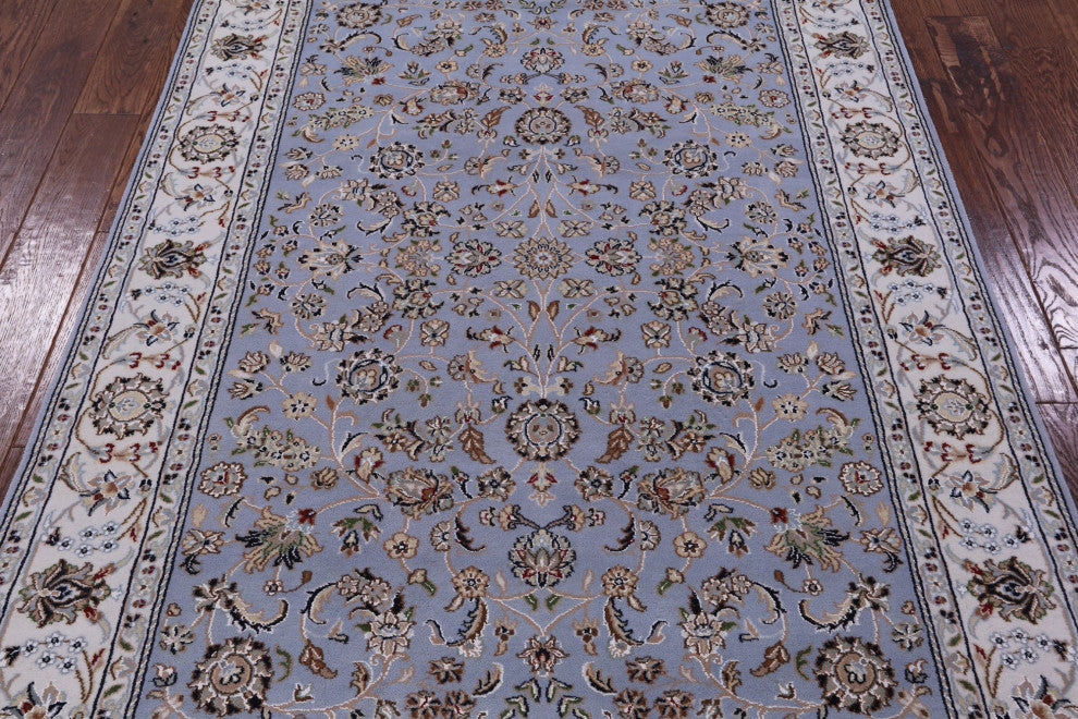Wool & Silk Persian Nain Handmade Rug 4' 9" X 6' 10" - Q14729
