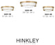 Hinkley Hathaway Three Light Foyer Pendant 3225HB