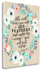 "Psalm 91 - 4 Wreath" By Tara Moss, Giclee Print on Gallery Wrap Canvas