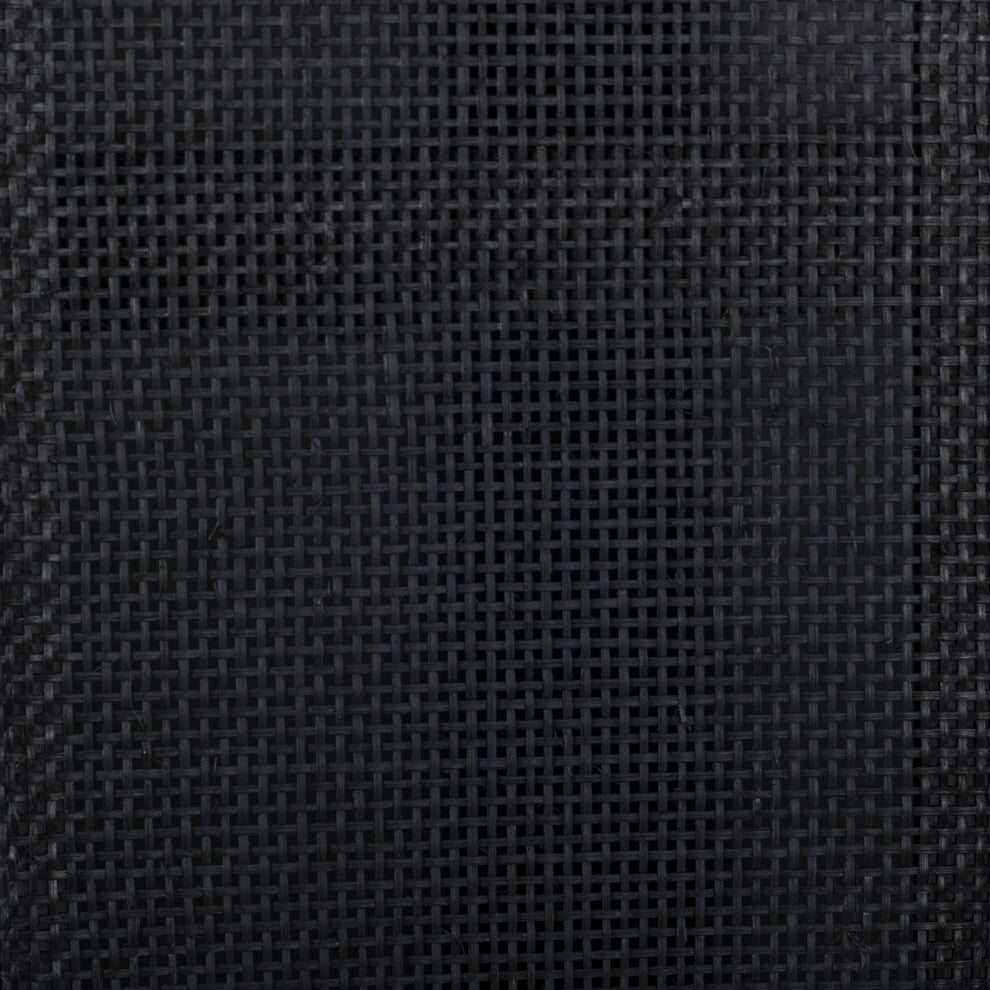 Caprice Narrow Cabinet Black Natural Cane, Black Wash Mango, Gunmetal