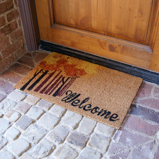 Rubber-Cal Fall Colors ï¿½ "A Welcome Fall Doormat" 15mm X 18" X 30"