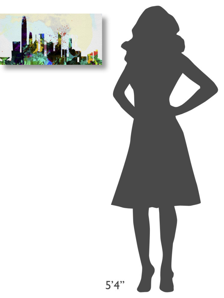 "Hong Kong City Skyline" Fine Art Print