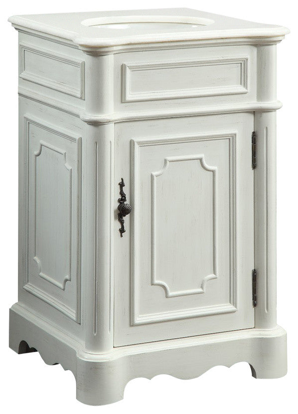21" Powder Room Special Teega Bathroom Sink Vanity, Cf-3006W-Aw
