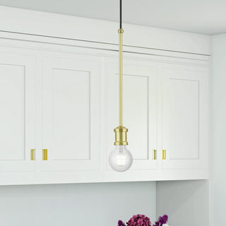 Lansdale 1 Light Satin Brass Single Pendant