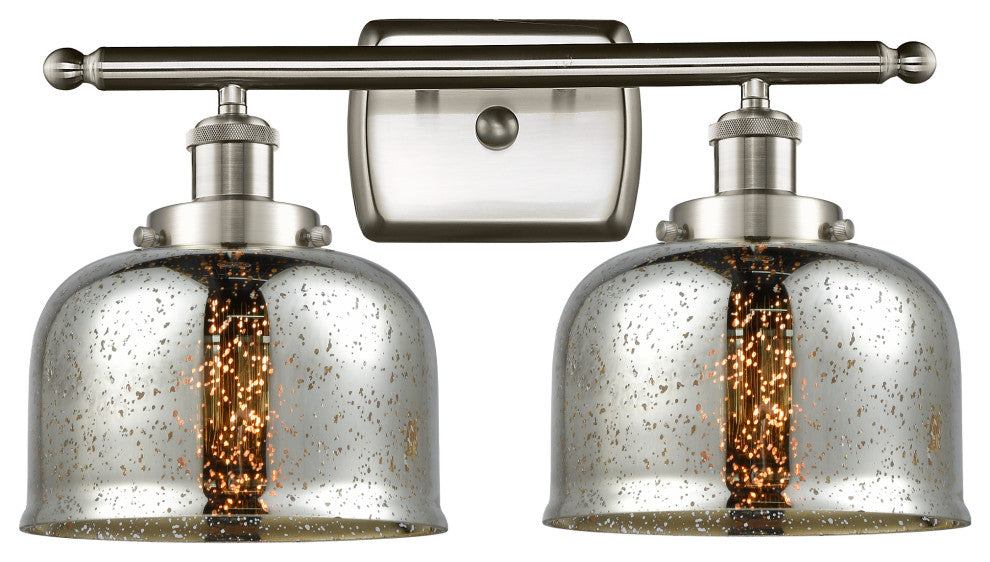 Innovations 916-2W-SN-G78 2-Light Bath Vanity Light, Brushed Satin Nickel