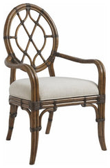Cedar Key Oval Back Arm Chair