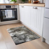 Machine Washable Indoor/Outdoor Chantille ACN597 Taupe 1'8" x 2'6" Rug