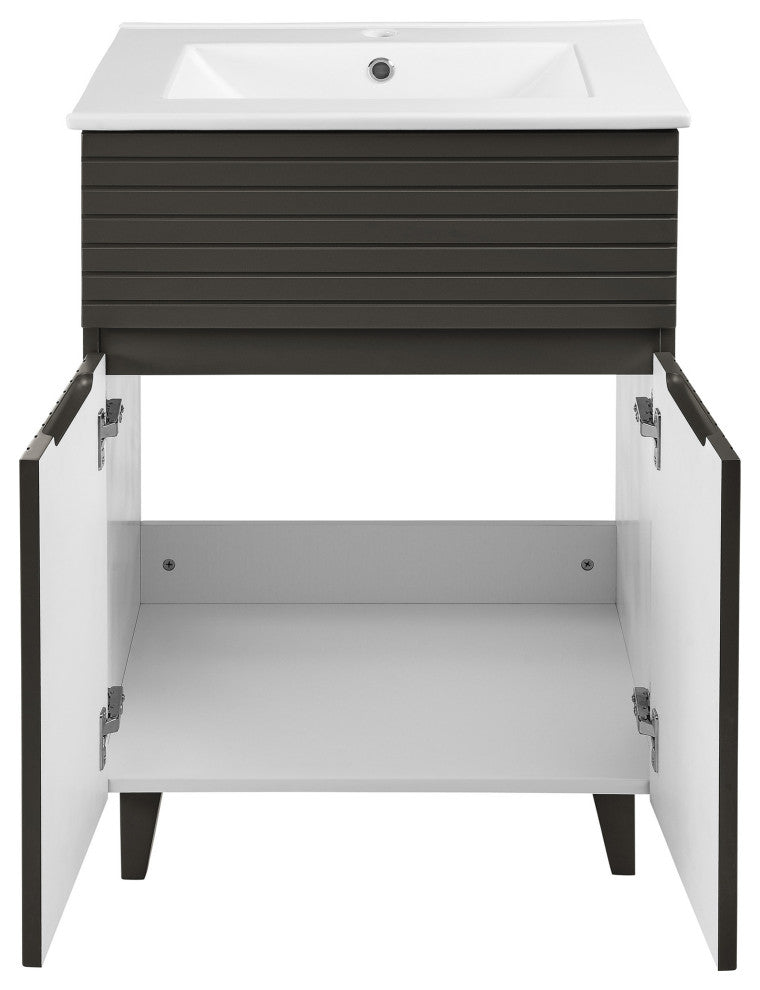 Bernay 24" Bathroom Vanity, Cedar Gray