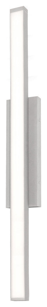 Gale 36" Outdoor LED Sconce, Textured Gray