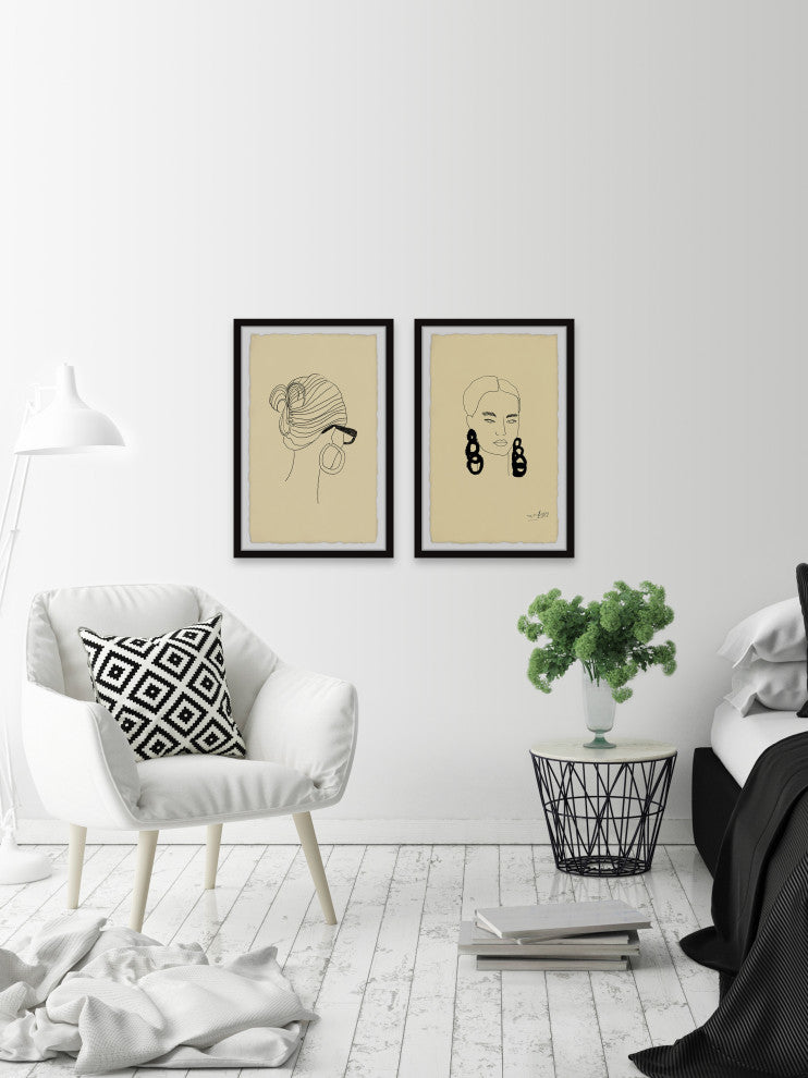 Just Be Awesome Diptych, 2-Piece Set, 12x18 Panels