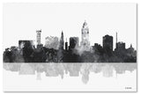 Marlene Watson 'Lincoln Nebraska Skyline BG-1' Canvas Art, 30"x47"