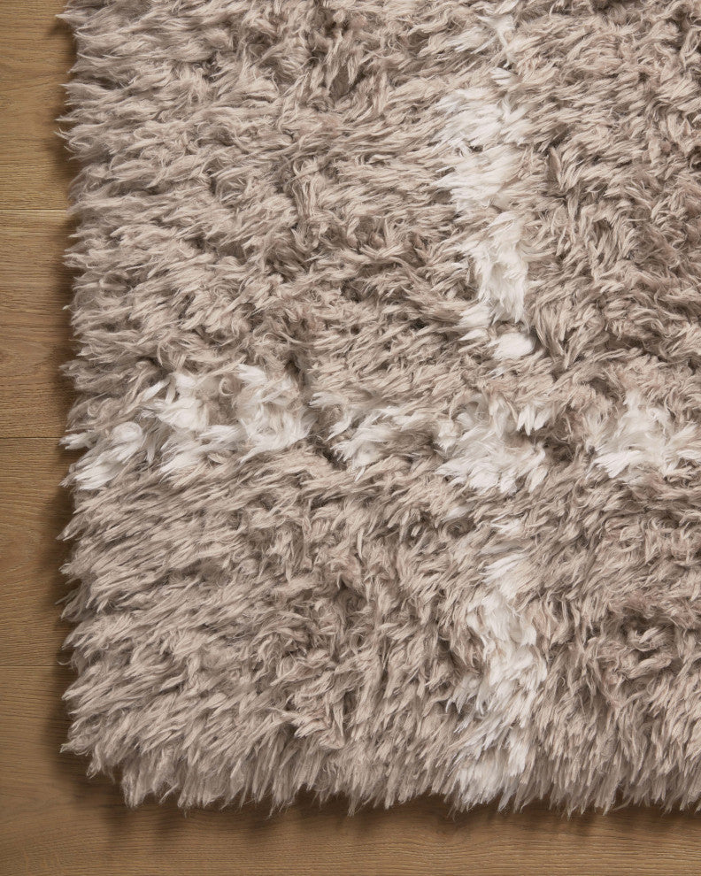 Angela Rose x Loloi Amira Khaki / Ivory 2'-7" x 10'-0" Runner Rug