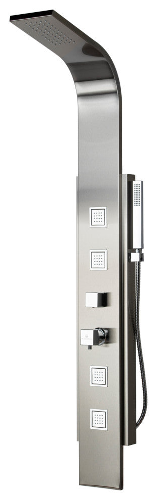 Blue Ocean 59"? Stainless Steel SPS8897 Shower Panel With Rainfall Shower Head