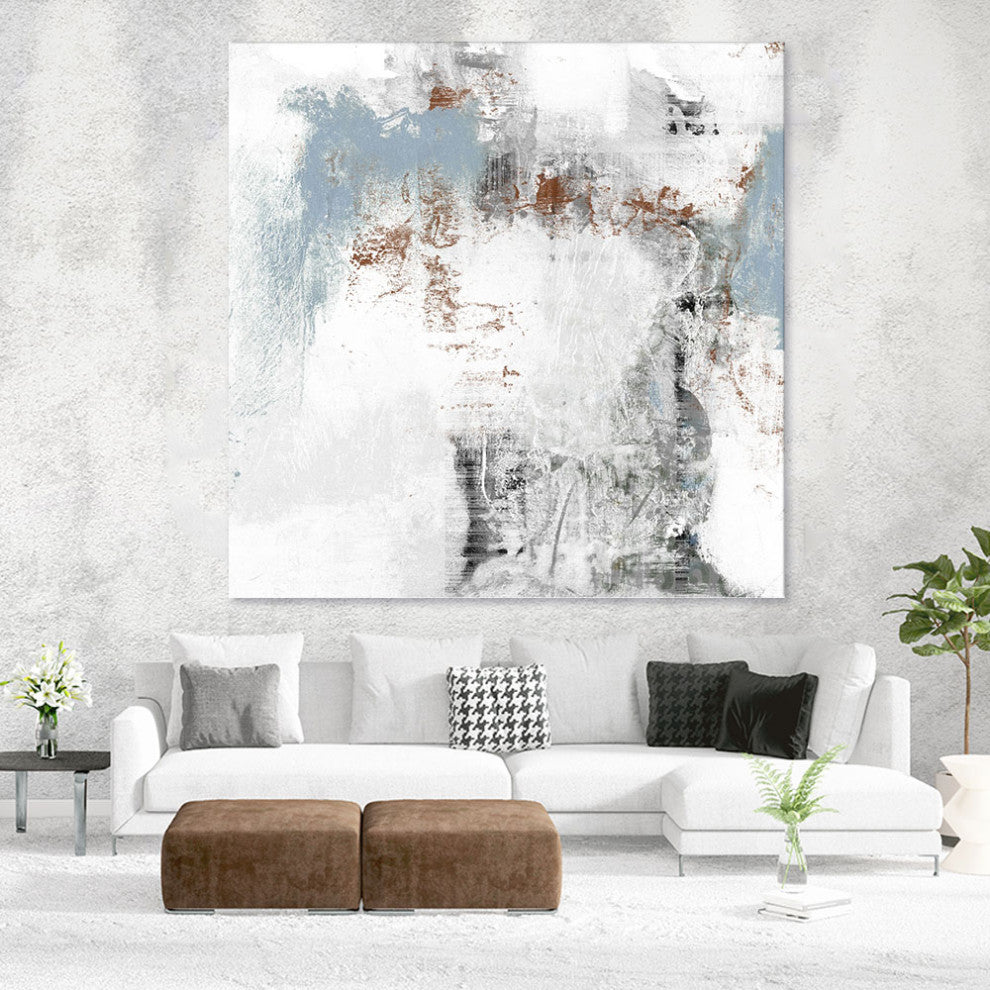 "White Wash I" Fine Art Giant Canvas Print, 84"x84"