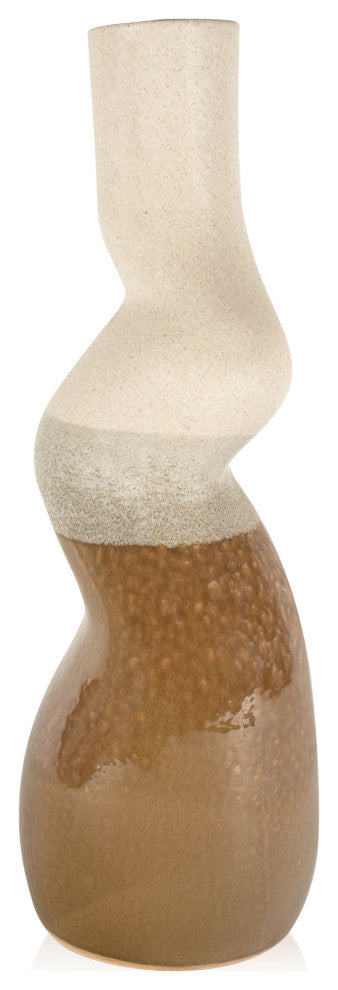 Malone Ceramic Floor Vase, Small