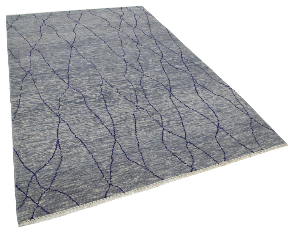 Rug N Carpet - Hand-Knotted Oriental 6' 0" x 9' 5" Decorative Oushak Area Rug