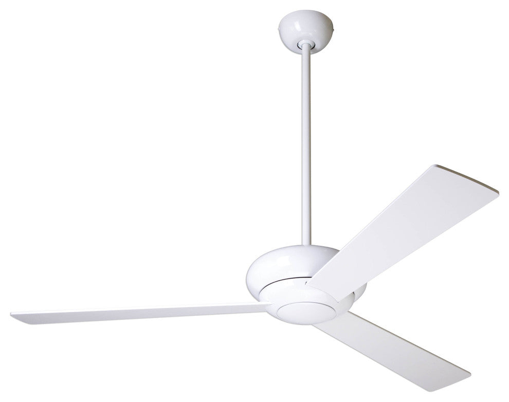 Modern Fan Company Altus Gloss White 42" Ceiling Fan + Wall Control