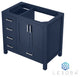 Jacques 36" Vanity Cabinet Only, Navy Blue, Right