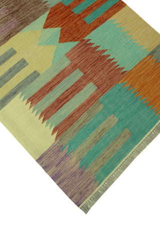 Winchester Kilim Pari Rust/Brown Rug, 3'3x4'10