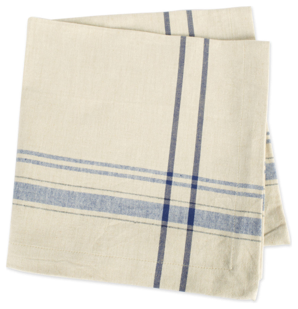 DII Nautical Blue French Stripe Napkin, Set of 6