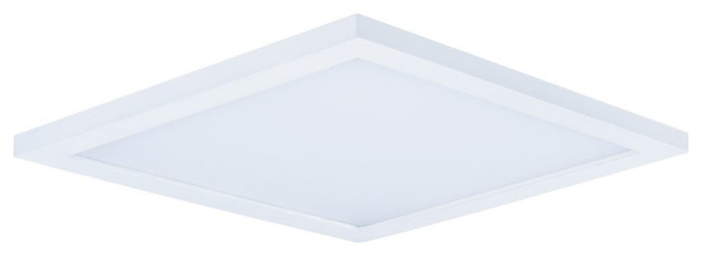 Maxim Wafer 15" Square LED Bulb Surface Mount 4000K 58739WTWT, White
