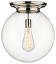 Innovations Beacon 1 16" Flush Mount Polished Nickel