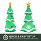 2 ft Tall Prelit Tabletop Xmas Tree Inflatable