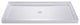 DreamLine SlimLine 34"x60" Base Center Drain and QWALL-3 Shower Backwall Kit