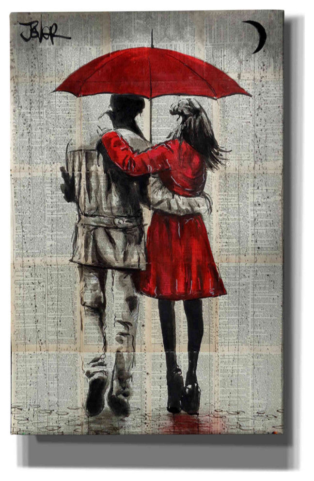 Epic Graffiti "Fall" by Loui Jover, Giclee Canvas Wall Art, 26"x40"