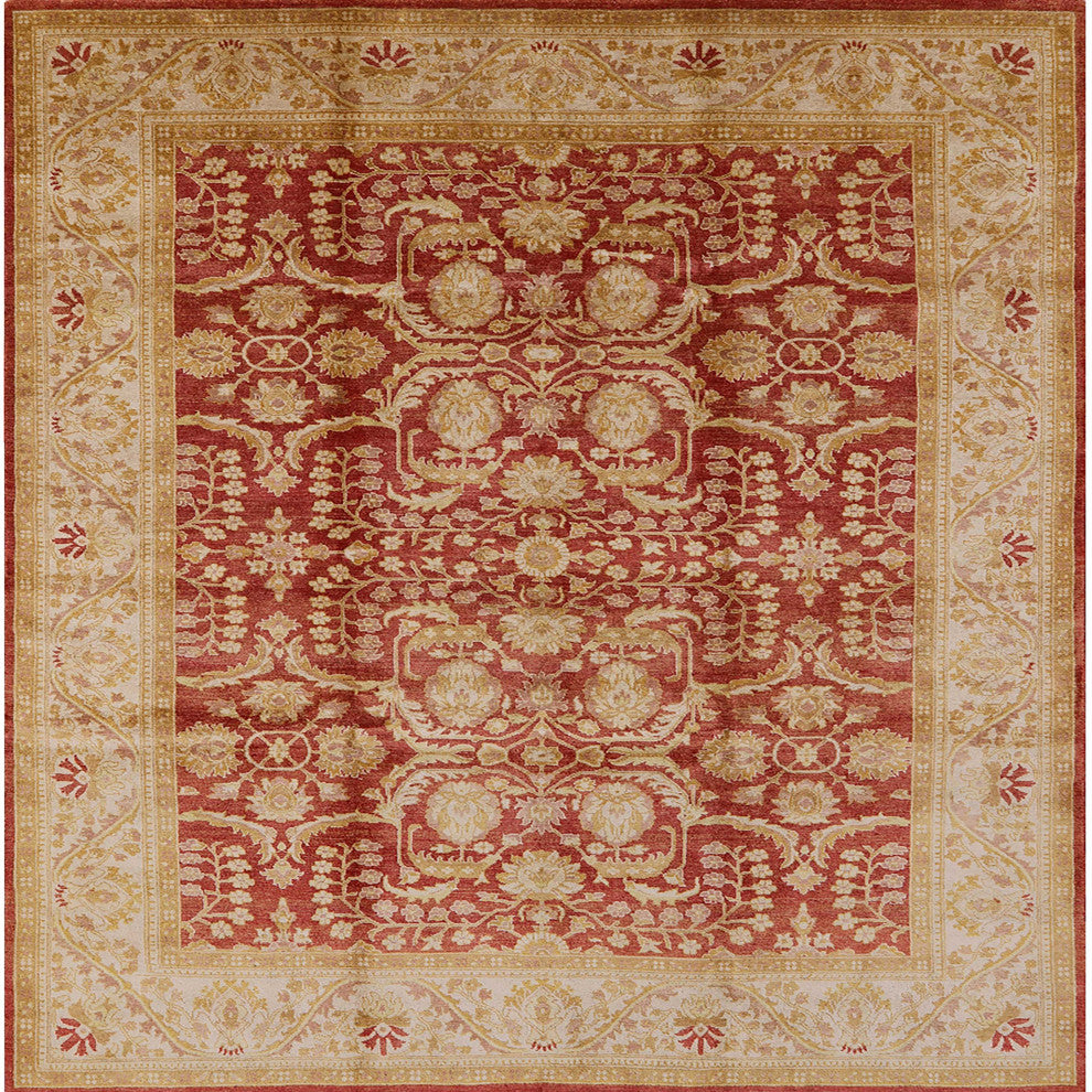 Ahgly Company Indoor Square Mid-Century Modern Area Rugs, 6' Square