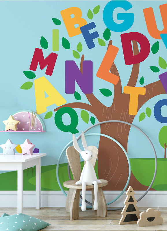Alphabet Tree Peel & Stick Mural