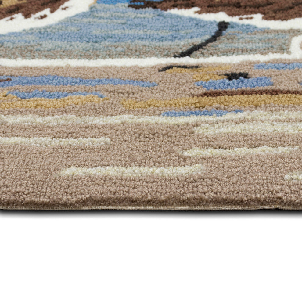 Frontporch Sandpipers Indoor/Outdoor Rug Lake 2'x3'