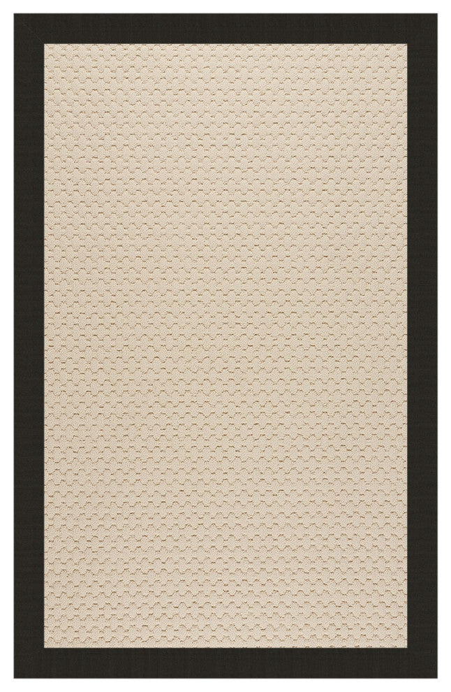 Zoe-Sugar Mountain Machine Tufted Rectangle Rug, Ebony, 5''x8''
