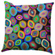 Modern Leaf Pile Accent Pillow, Multi, 16"x16"