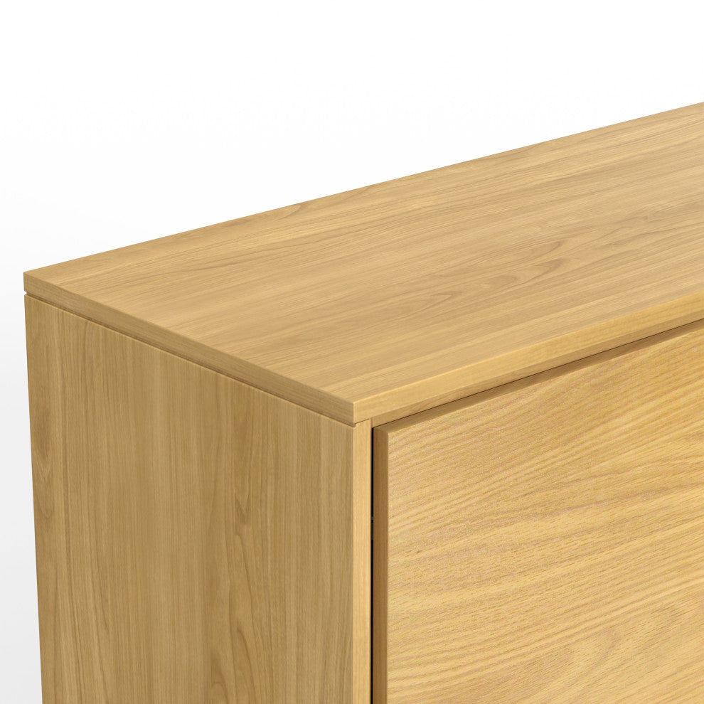 Lowry Sideboard Buffet, Oak Veneer