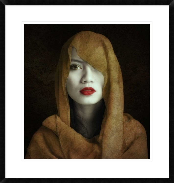 "Kemuning" Framed Digital Print by Hari Sulistiawan, 28x30"