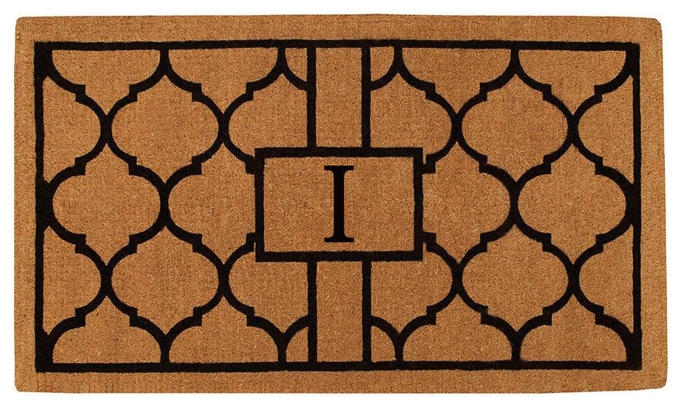 Pantera Monogram Doormat, Extra-Thick 2'x3', Letter I