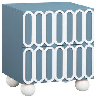 Tori Nightstand, Blue