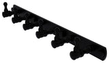 Carolina 6 Position Tie and Belt Rack, Matte Black