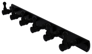 Carolina 6 Position Tie and Belt Rack, Matte Black