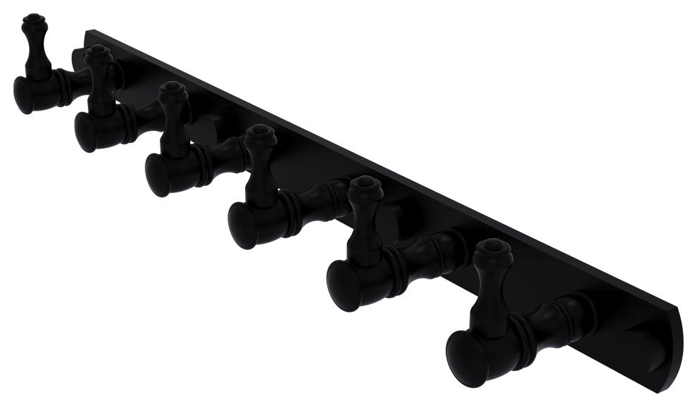Carolina 6 Position Tie and Belt Rack, Matte Black