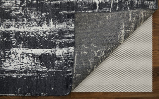 Eshwar R8929 Modern/Industrial/Global Rug, Black/White, 5'x8'