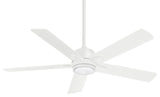 MinkaAire Stout LED Stout 5 Blade 54" Indoor LED Ceiling Fan - Flat White