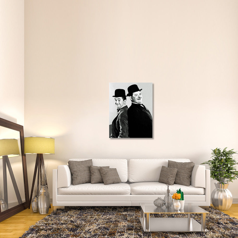 "Laurel & Hardy - Portrait, 1933" Canvas by Hollywood Photo Archive, 31x40"