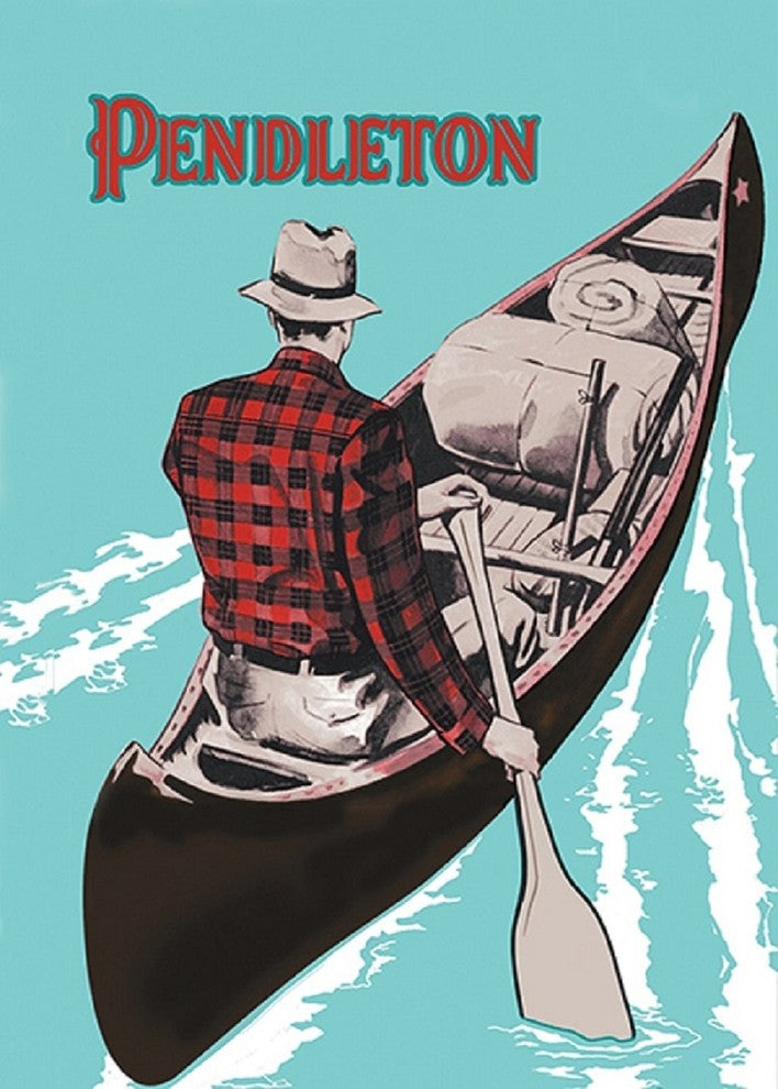 Pendleton Chief Joseph Black Throw Blanket