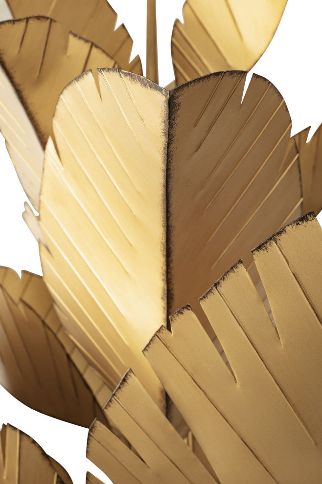 Varaluz 901C12 Banana Leaf 12 Light 44"W Abstract Candle Style - Banana Leaf