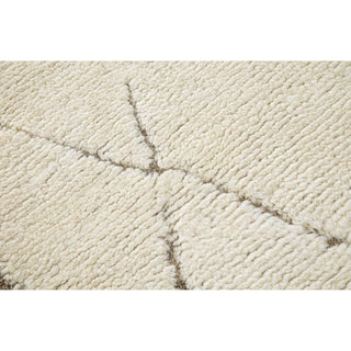 Adab Moroccan Lines Area Rug, Brown, 7'9"x9'9"