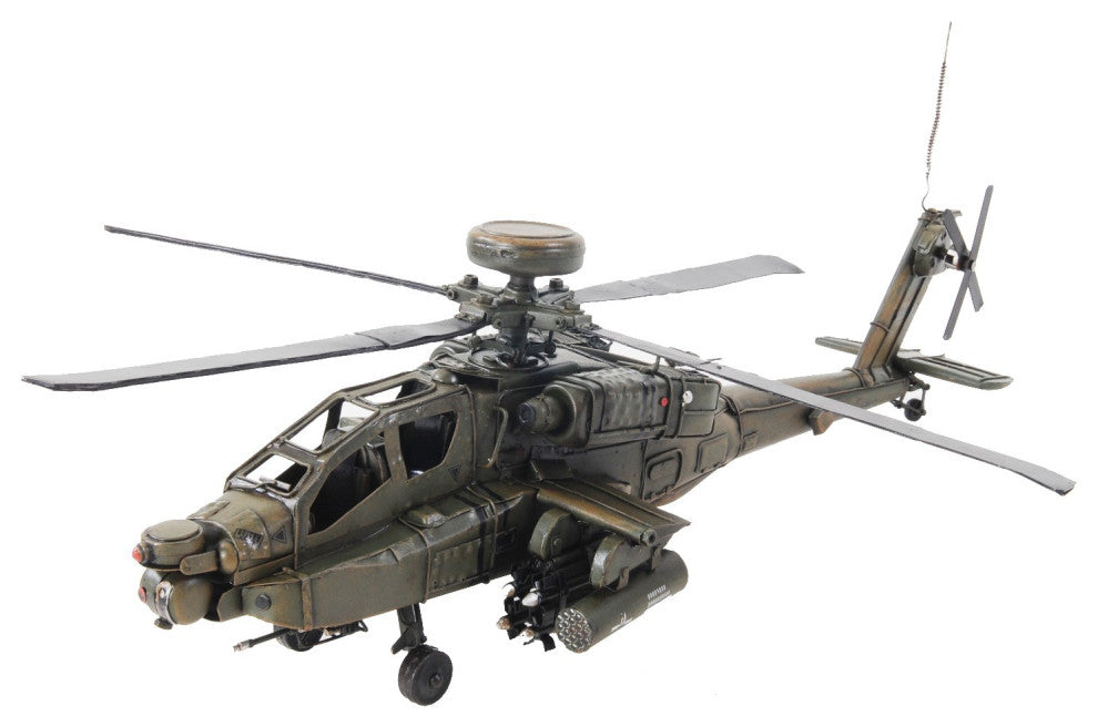 Ah-64 Apache Helicopter Sculpture