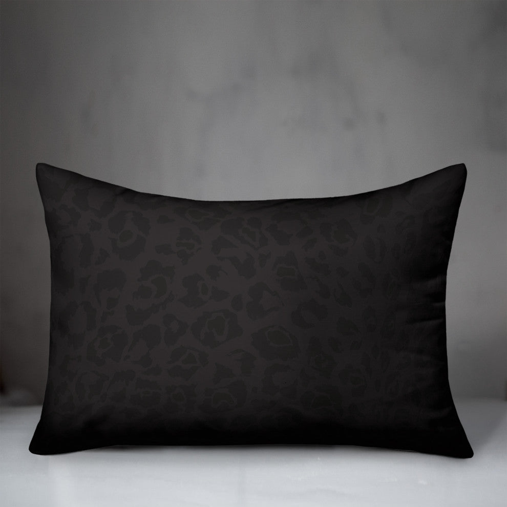 Black Cat Print 14x20 Indoor/Outdoor Pillow