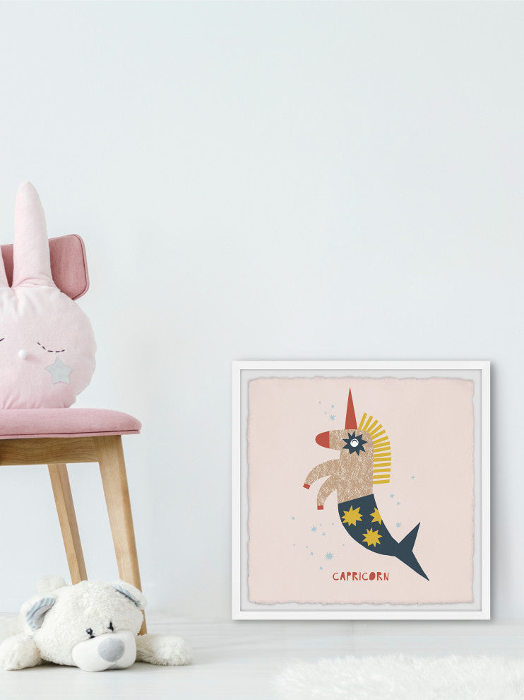 "I'm a Capricorn" Framed Painting Print, 12x12
